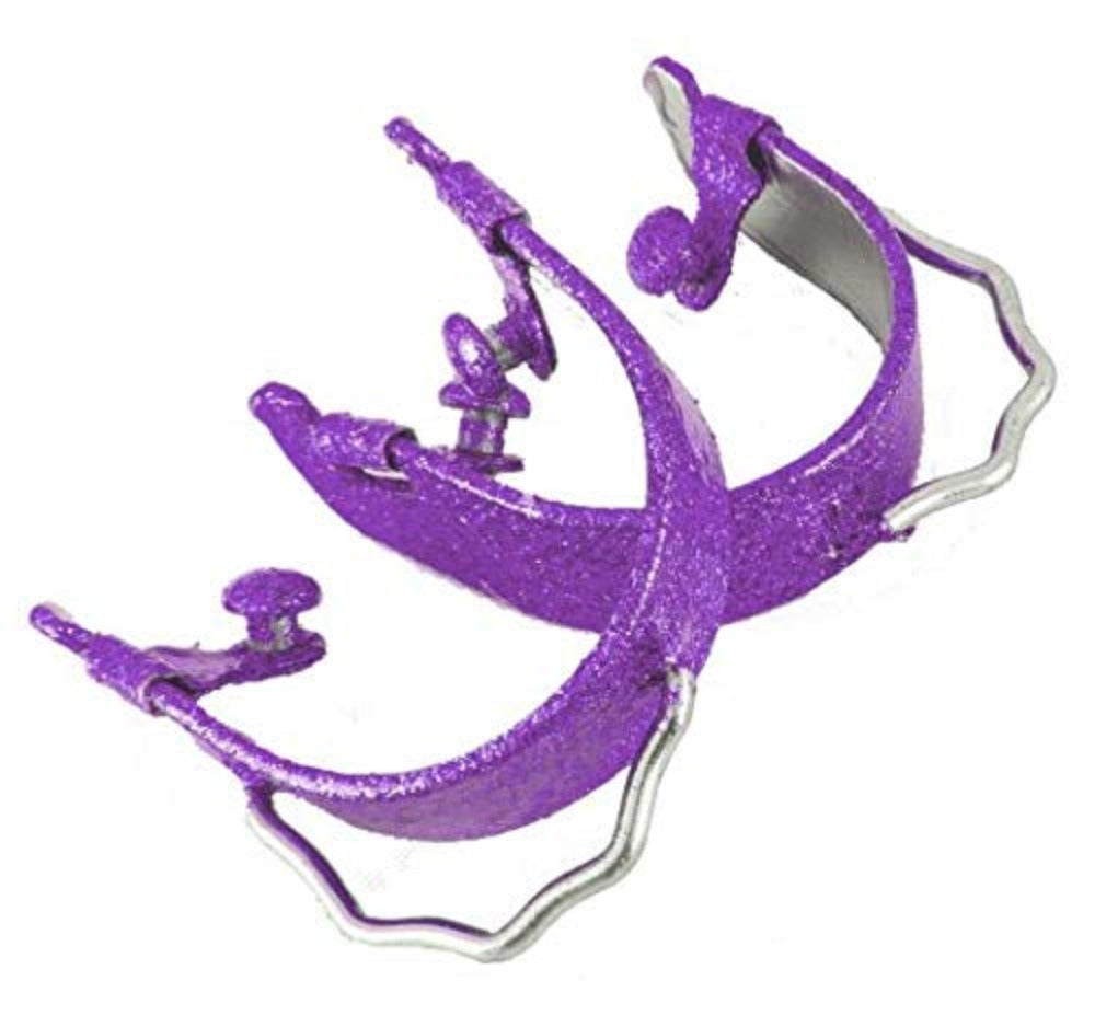 Showman Glittered Epoxy Aluminum Bumper Spurs