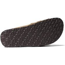 Roper Women's Vintage BROWN LEATHER SLIDE SANDAL