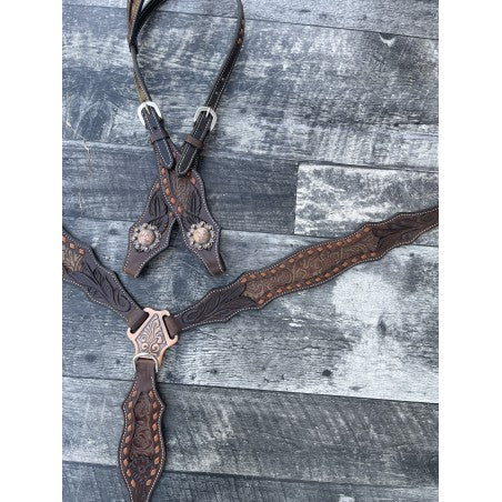 Schulz Equine 'John Wayne' Bridle Breast Collar Set