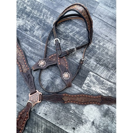 Schulz Equine 'John Wayne' Bridle Breast Collar Set