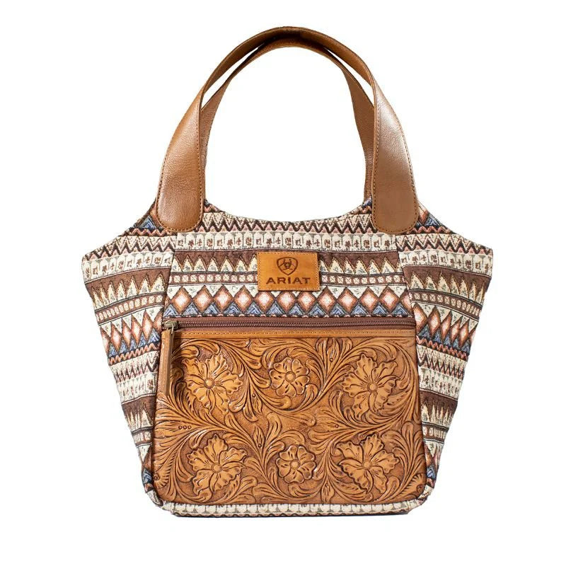 Ariat Ladies Esmeralda Style Conceal Carry Shoulder Bag Multicolor