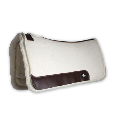 Professional Choice Comfort-Fit 1 1/4-in Wool with Fleece Horse Saddle Pad