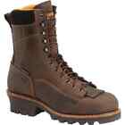 Men's Carolina 8" Waterproof Lace To Toe Logger Boots. 