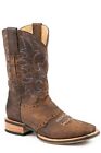 Men's Stetson's Brown 'Barret' Western Cowboy Boots