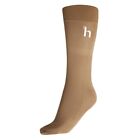 Horze brand Women's Bison Dark Brown Lightweight Horse Riding Socks with Logo
