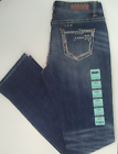 Women's Rock & Roll Denim 'Boyfriend' Western Denim Jeans, Straight Leg