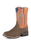 Roper's Little Kids' Orange & Brown 'Alister' Cowboy Boots