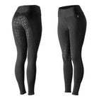Horze brand's Women's Black Juliet Hyper Flex Full Seat Tights