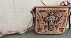 Women's Montana West CROSS BLING HANDBAG PURSE Western bag