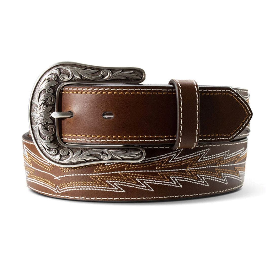 Ariat Ladies Leather Belt 1 1/2 Casanova Brown