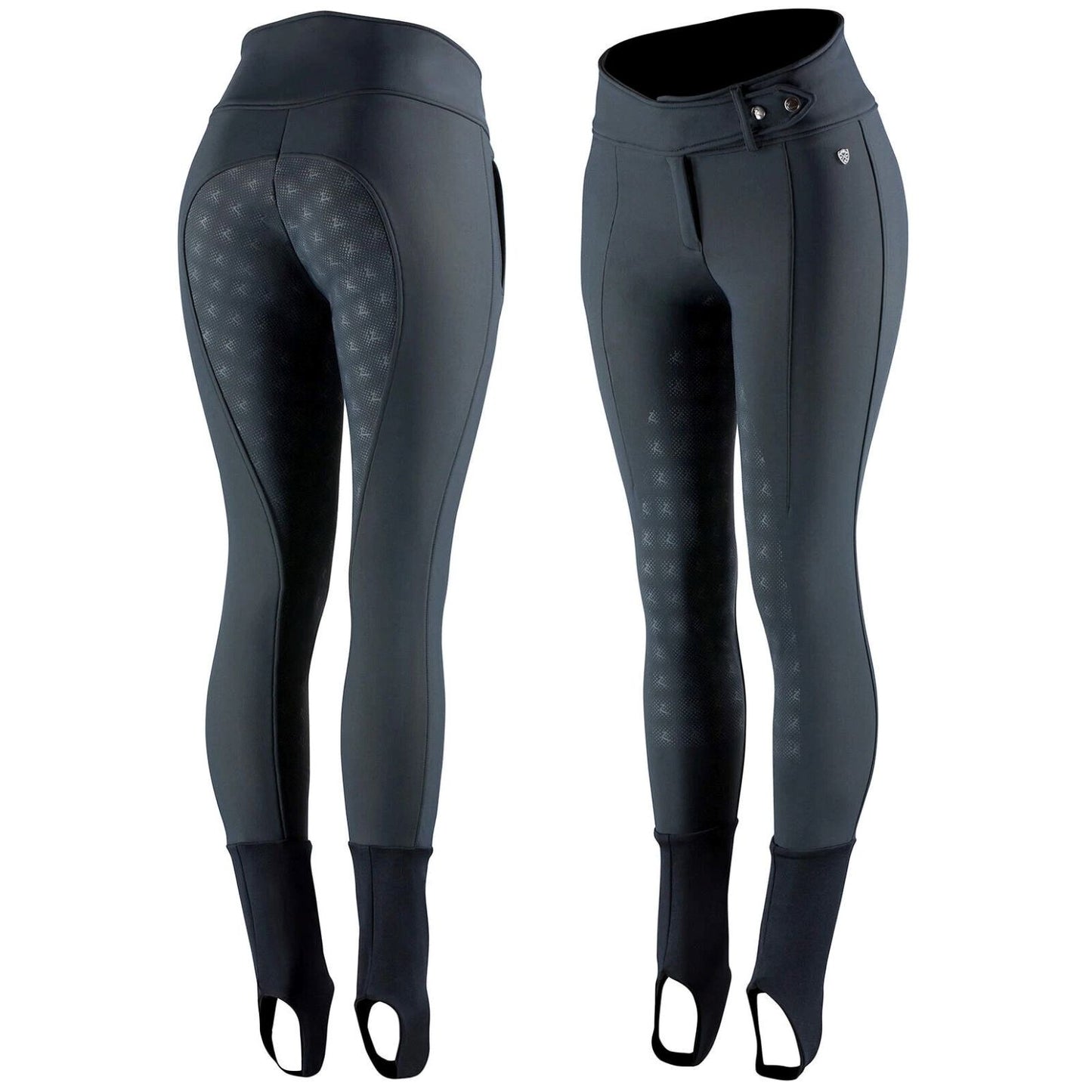 Alexia Silicone Full Seat Stirrup Breeches, Dark Navy US 26 EU 38