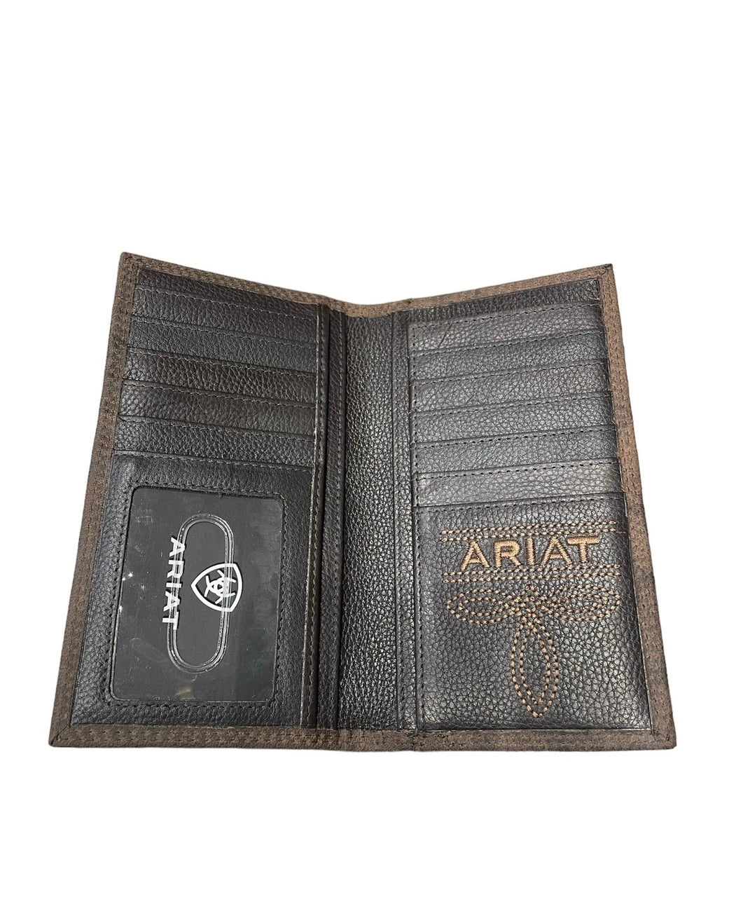 Ariat Rodeo Wallet Crazy Horse Leather Brown