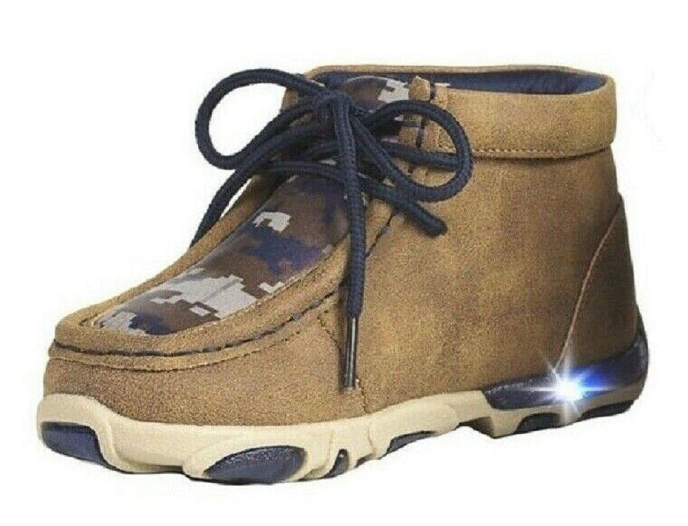 Boy's Twister 'Caleb' Camo Moc Shoes