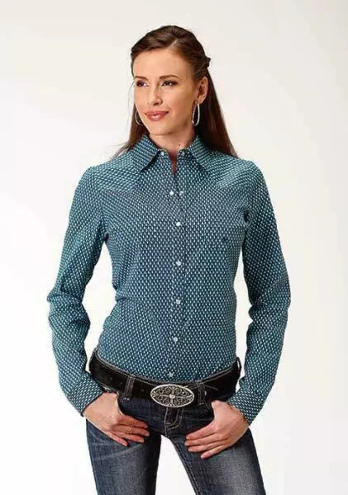 Women's Roper Prairie Print Western Shirt