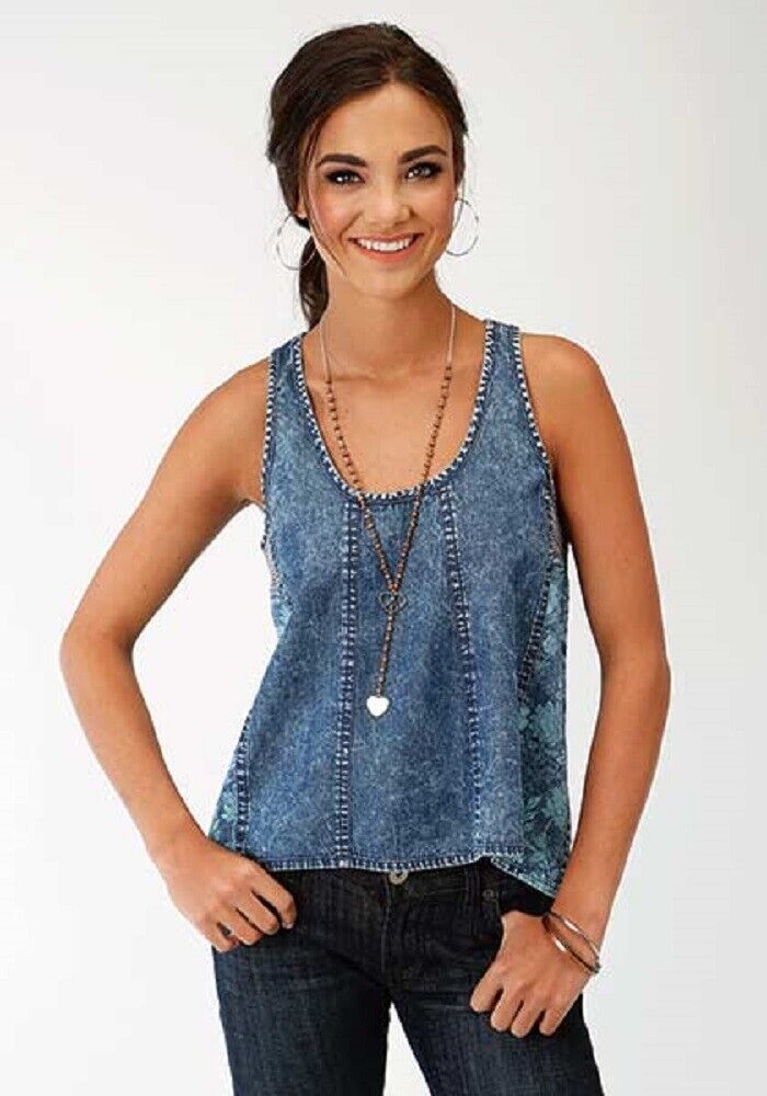 Women's Roper Denim Tank Top