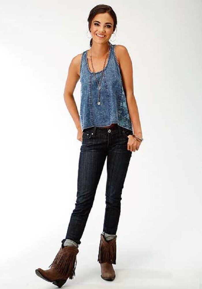Women's Roper Denim Tank Top