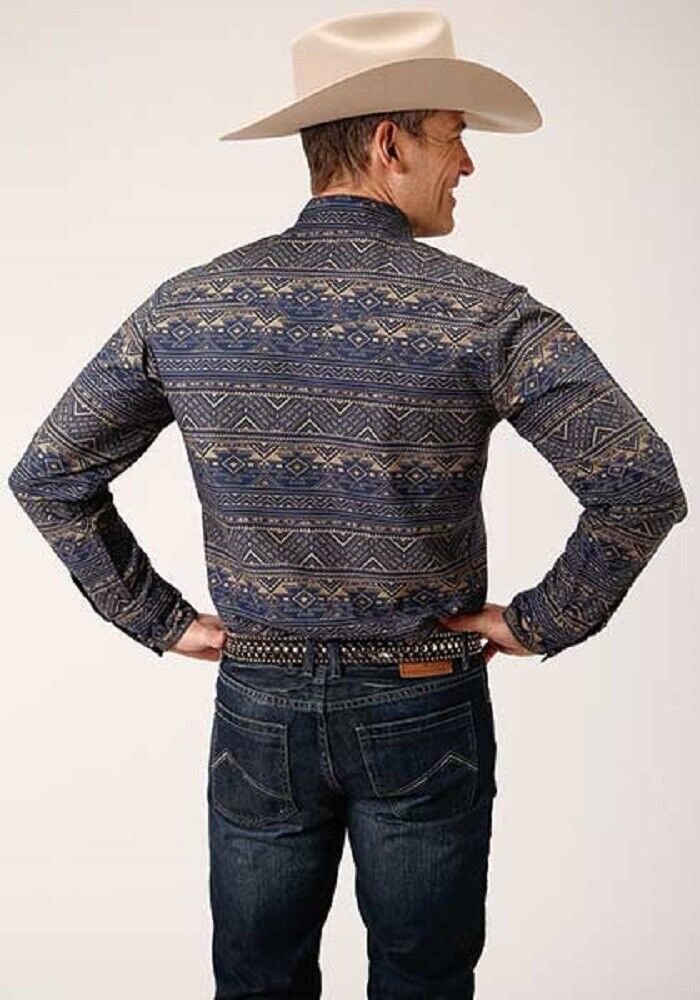 Men's Roper Horizontal Aztec Western Shirt