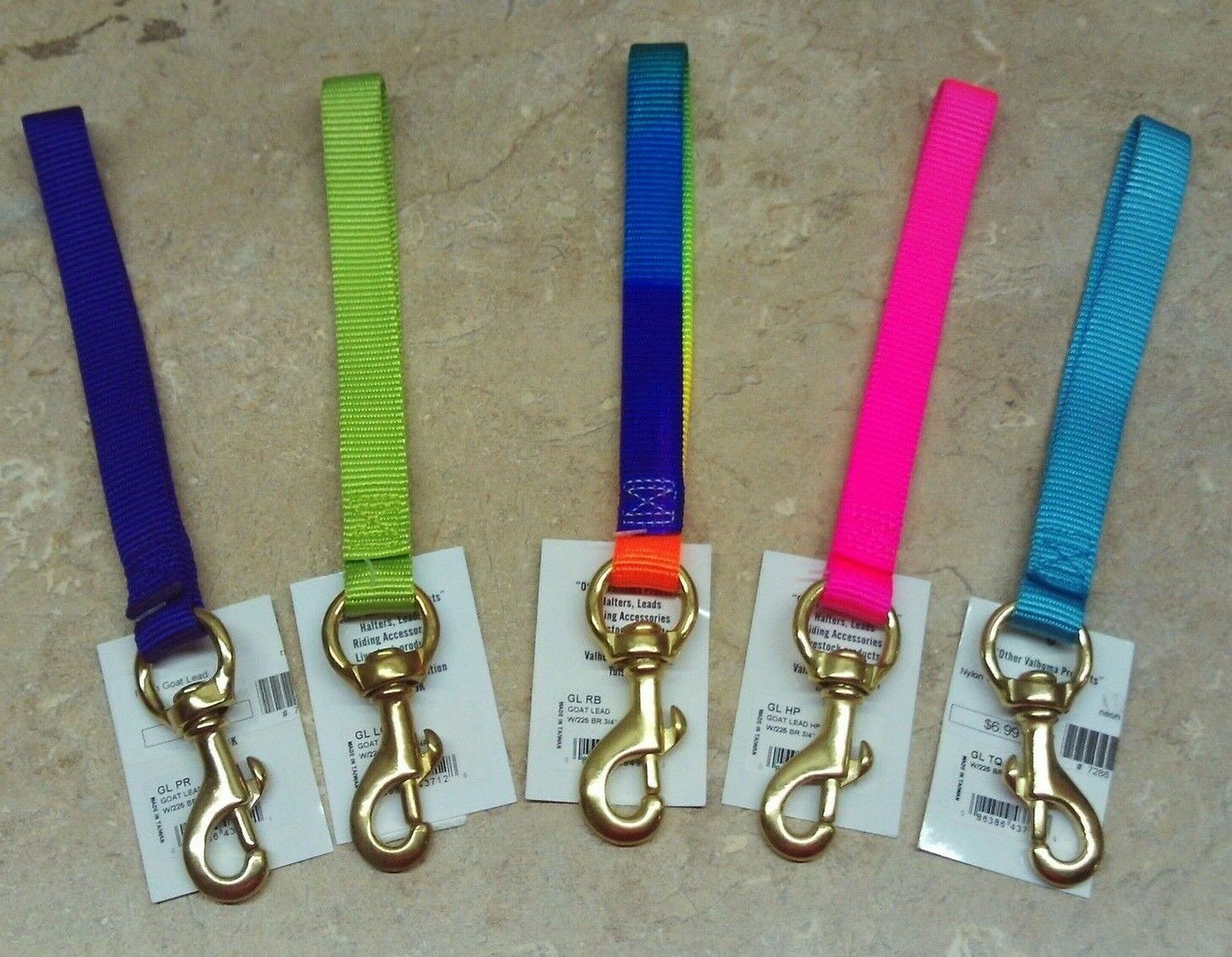 Valhoma 8" Nylon Goat Lead