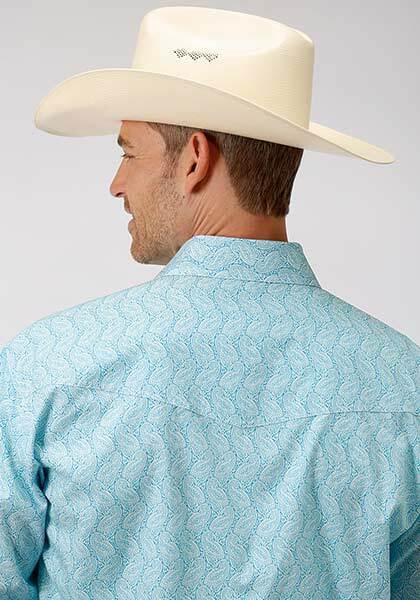 Men's Roper Nested Paisley Western Shirt 2XLT