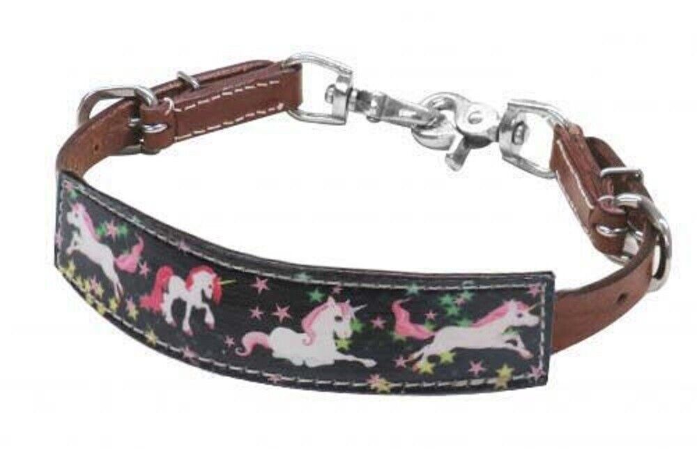 Unicorn Print Wither Strap Pony Size