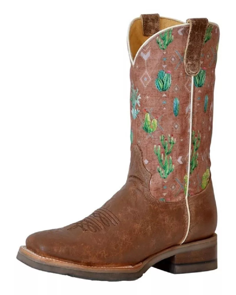 Women's Roper 'SOUTHWEST DESERT' CACTUS WESTERN COWBOY BOOTS