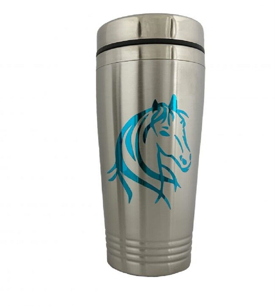 Stainless Steel Horse Head Tumbler 16 oz.