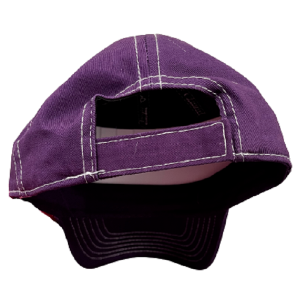 Girl's Cowgirl Hardware Purple HORSESHOE HORSE RHINESTONE HAT