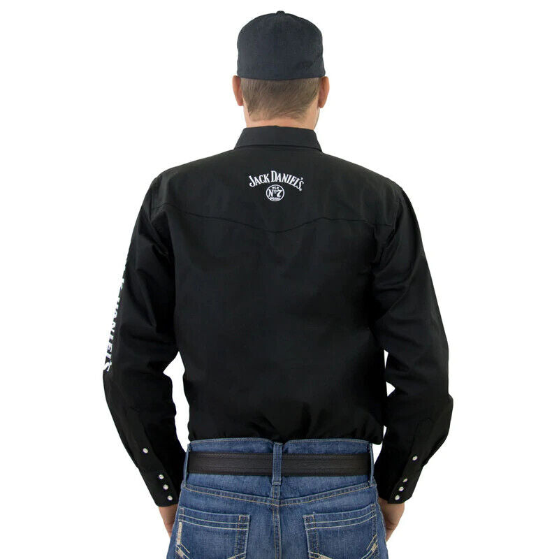 Men's Black White Jack Daniel's Shirt XL