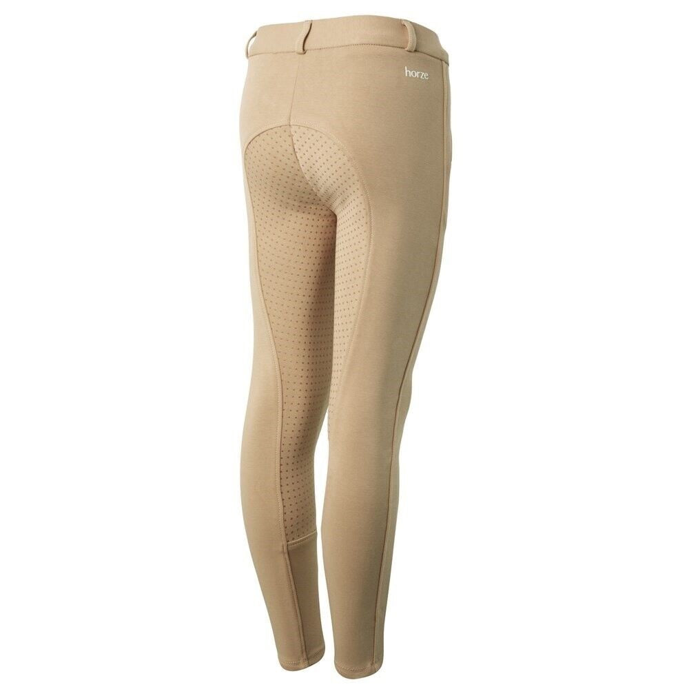 Youth Horze Tan Full Seat Riding Breeches