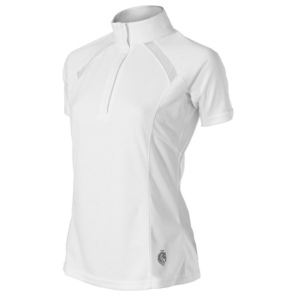 Women's Equinavia White HORSE 'INGRID' ENGLISH SHIRT