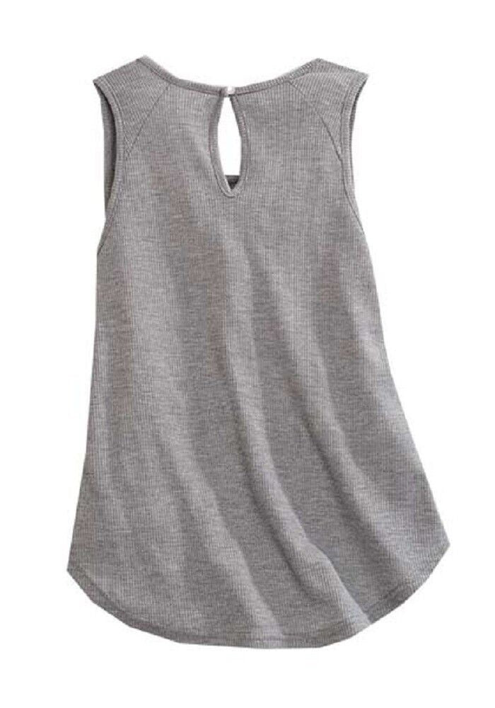 Women's Tin Haul Grey Sleeveless Tank Top