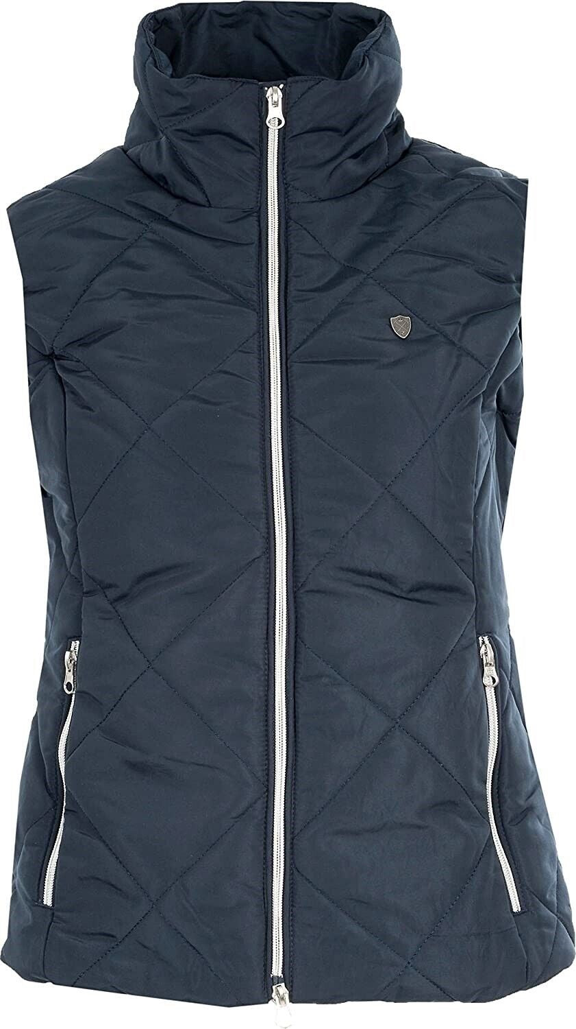 Women's Horze Navy Dark Blue 'Gianna' Padded Vest