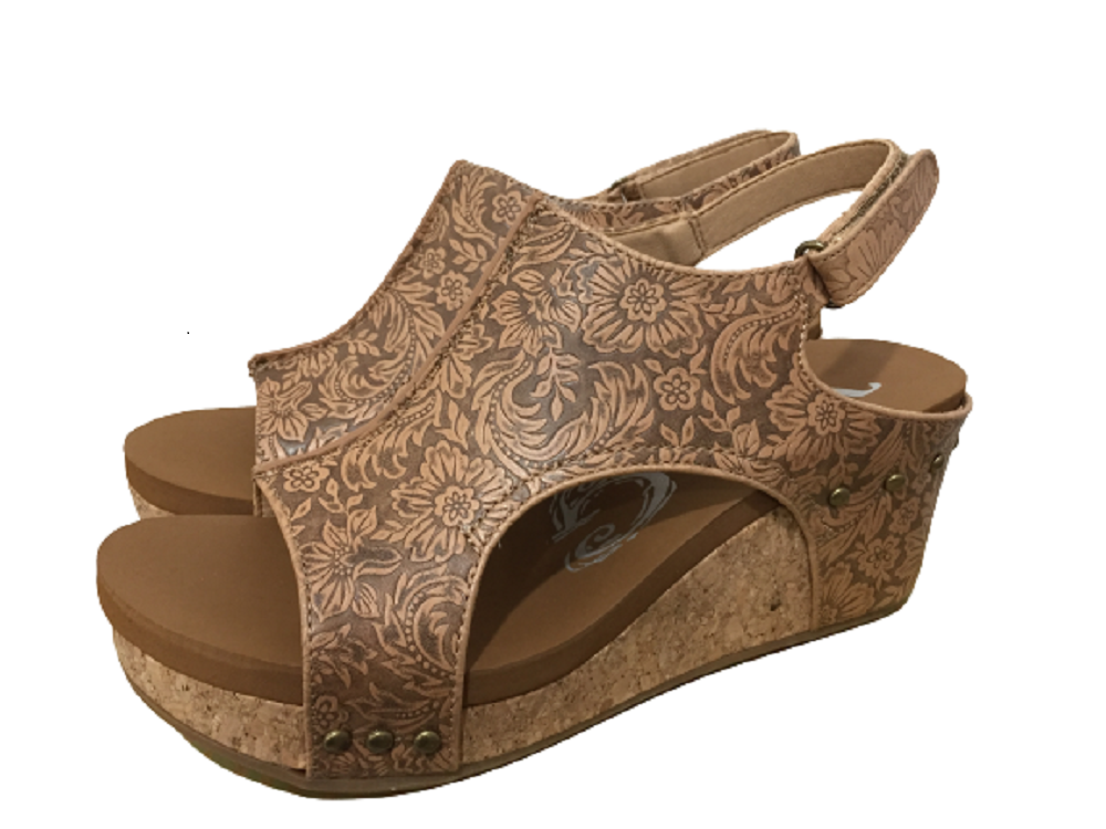 Women's Very G Tooled 'Liberty' Wedge Sandals