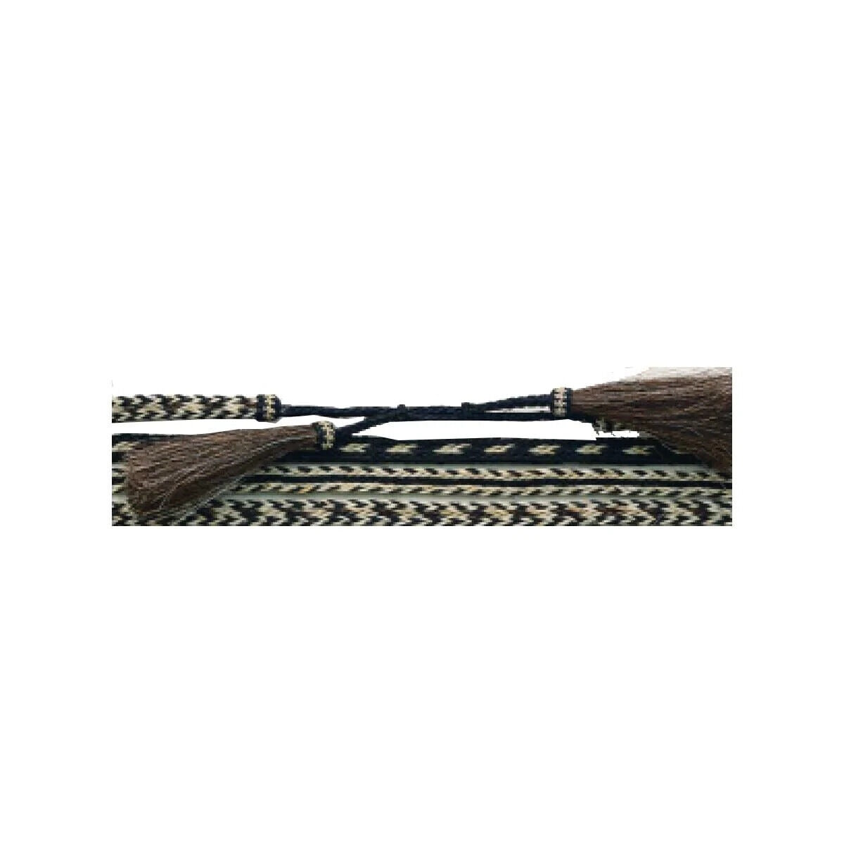 Twister Three strand NATURAL HORSE HAIR HAT BAND