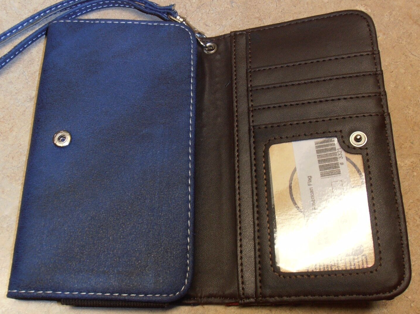 Sale!! American USA Flag Wallet w/ Cell phone case