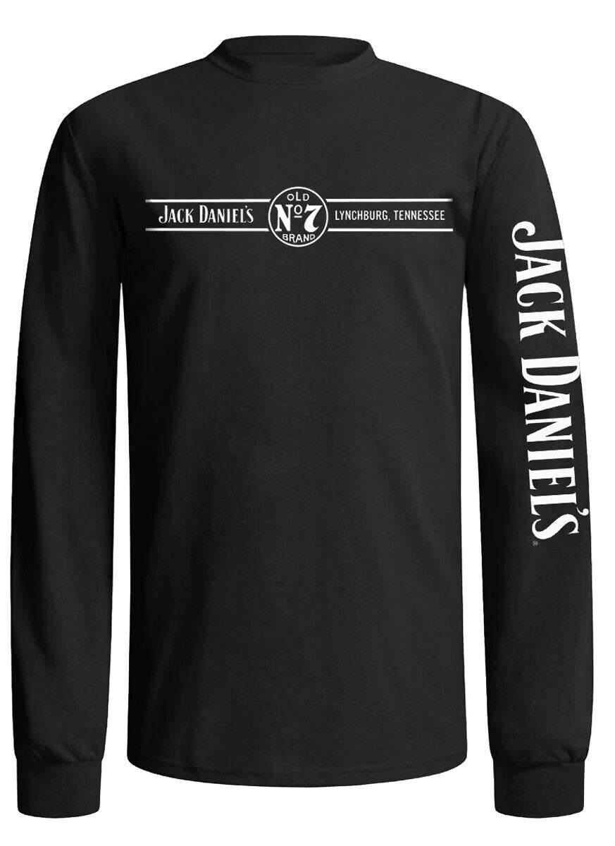 Men's Black 'JACK DANIEL'S' LONG SLEEVE SHIRT