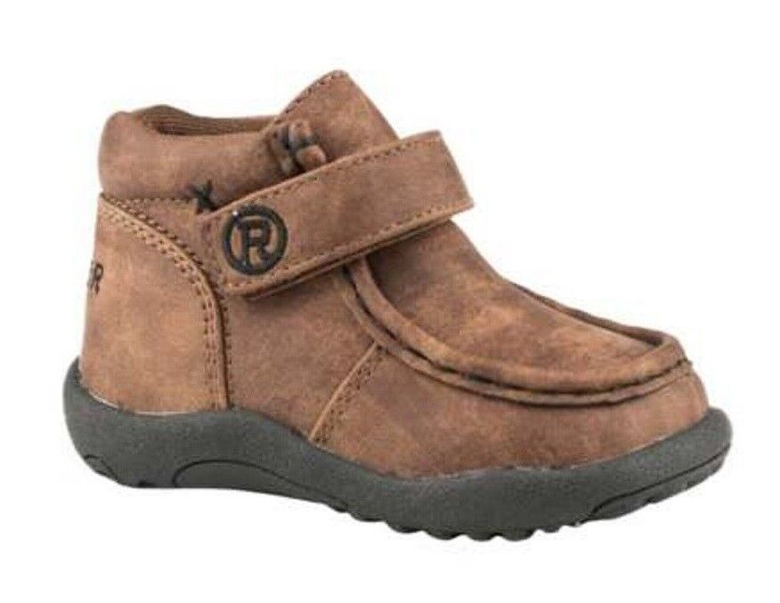 Roper Infants Brown COWBABIES MOCCASINS SHOES Chukka