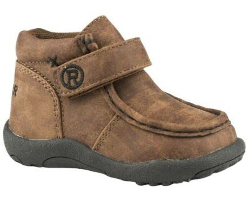 Roper Toddlers Brown CHUKKA SHOES w/ Quick closure