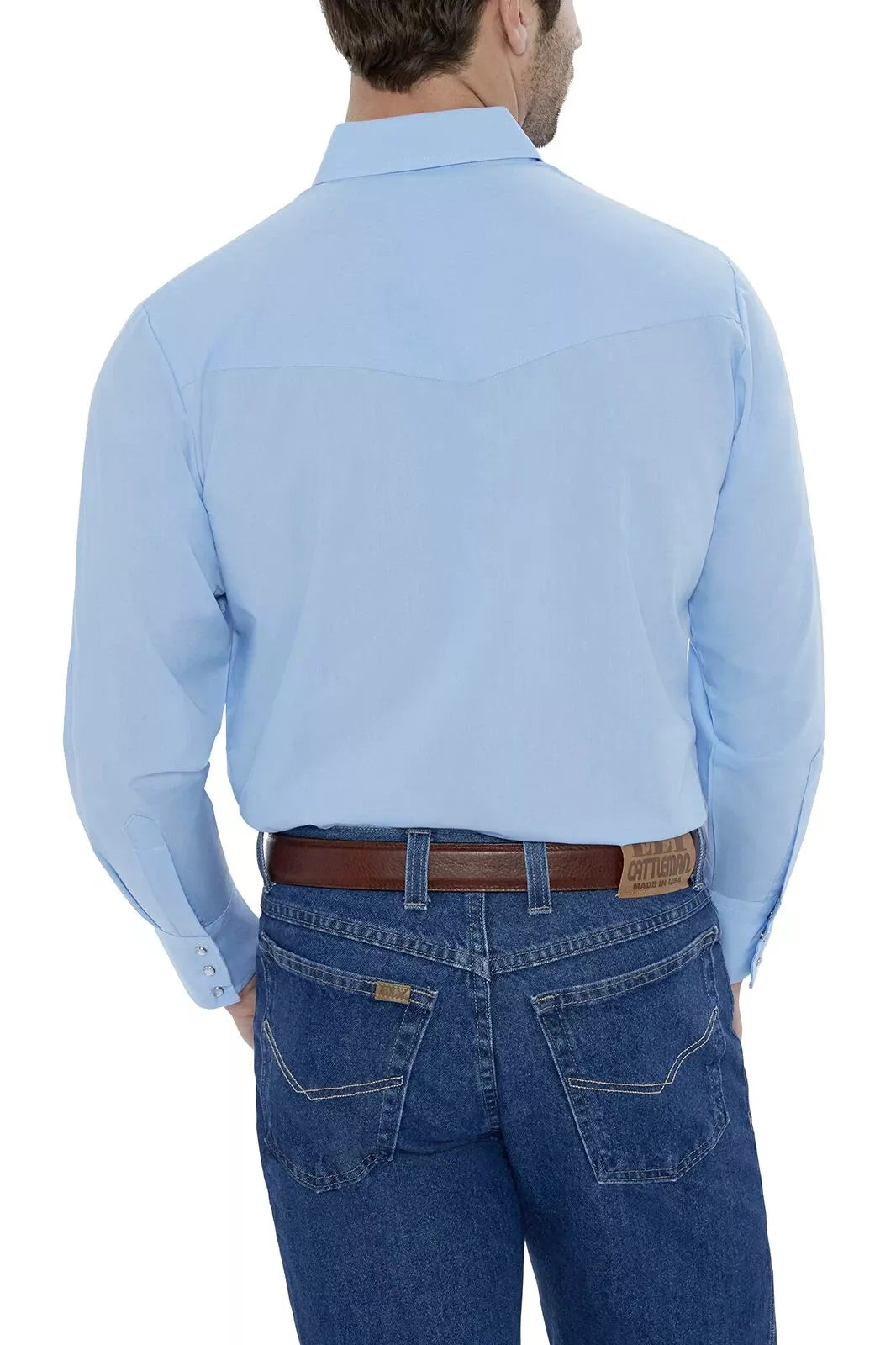 Ely Cattlemen Light Blue Western Shirt