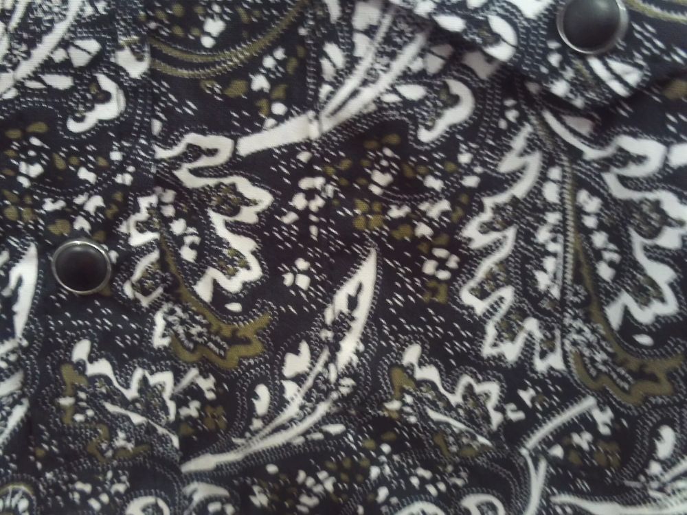 Ely Cattleman Boy's Black Cream Green PAISLEY WESTERN SHOW SHIRT