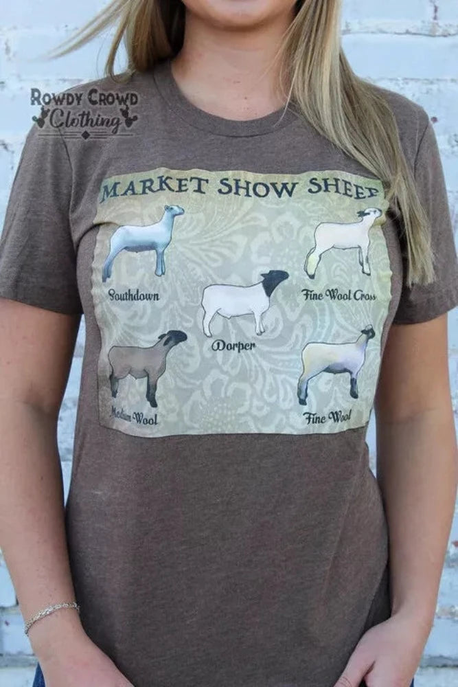Brown 'Market Show Sheep' Shirt