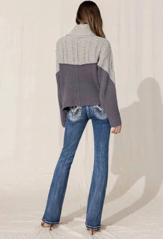 Women's Miss Me Turtleneck Sweater