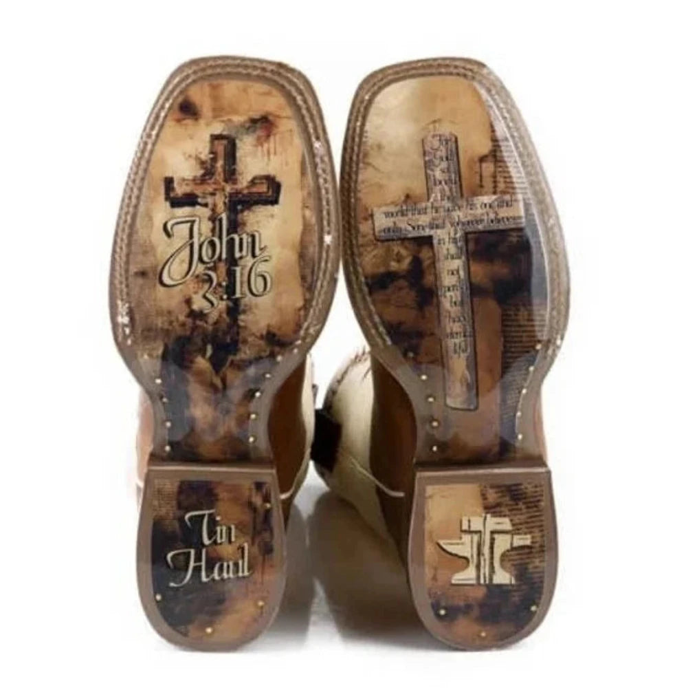 Men's Tin Haul 'Show Of Faith' Cowboy Boots