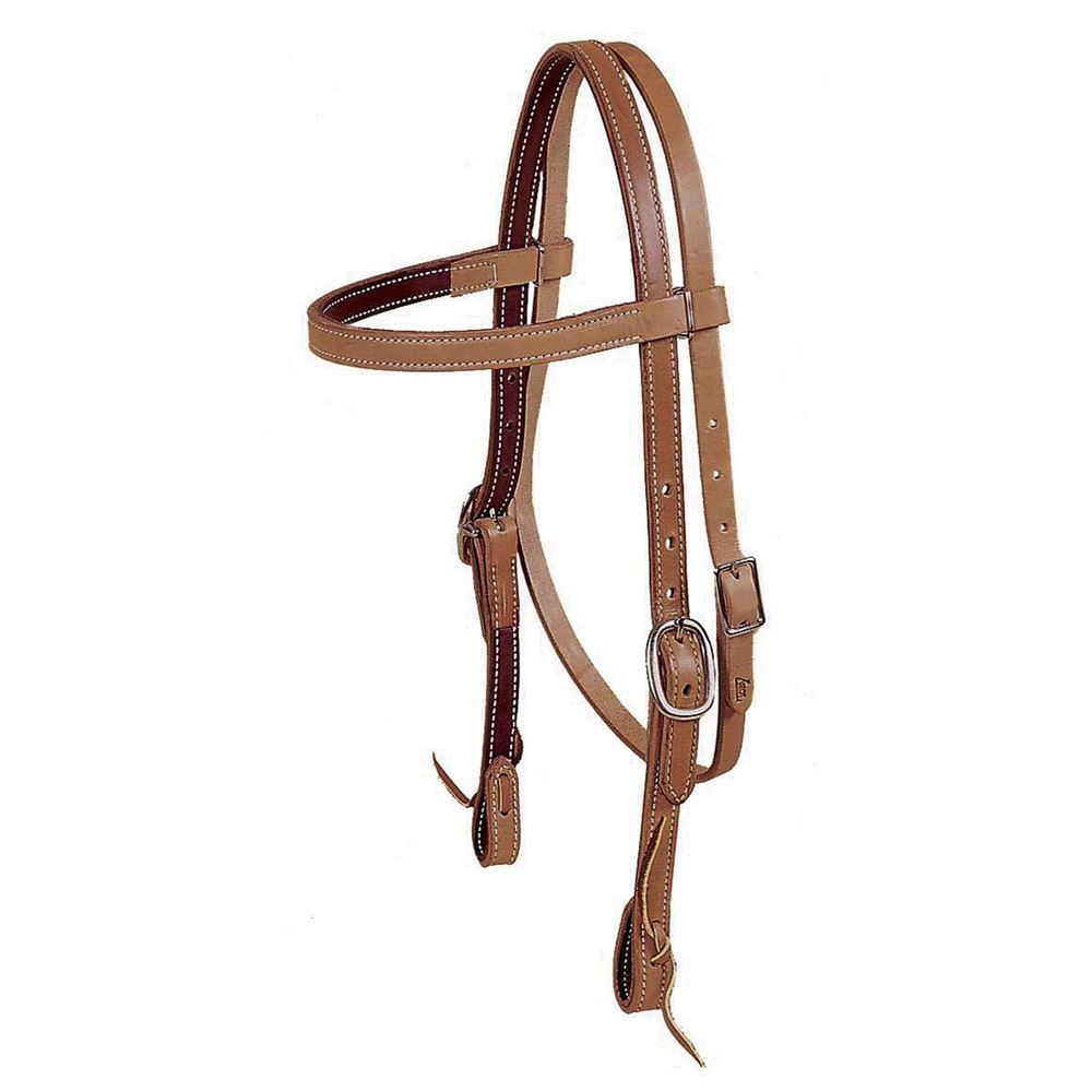 Harness Leather Headstall w/ Buckles