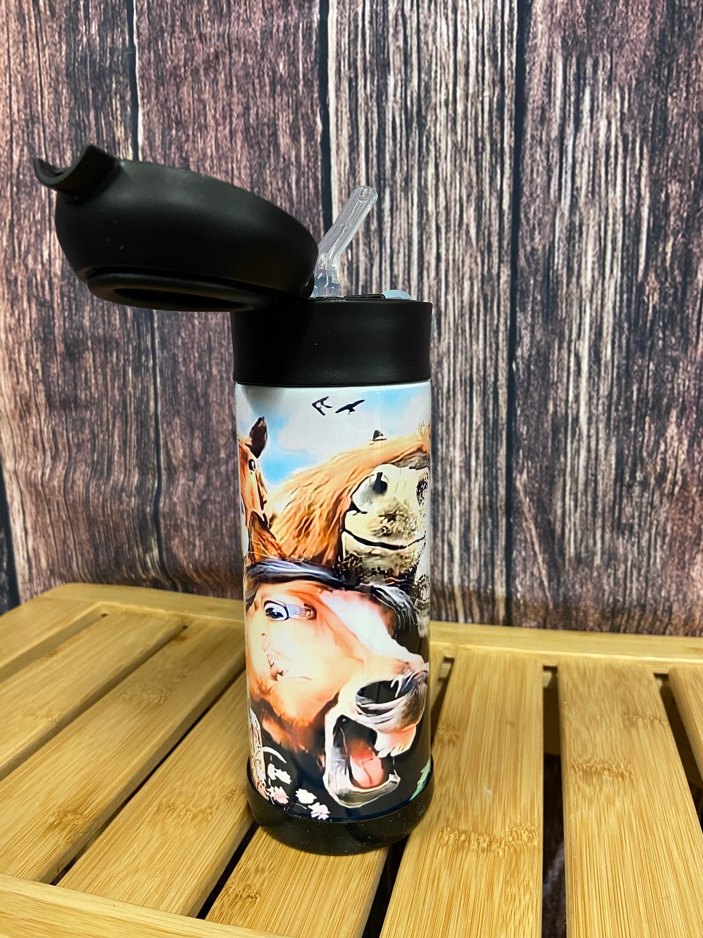 Western Print Water Bottle