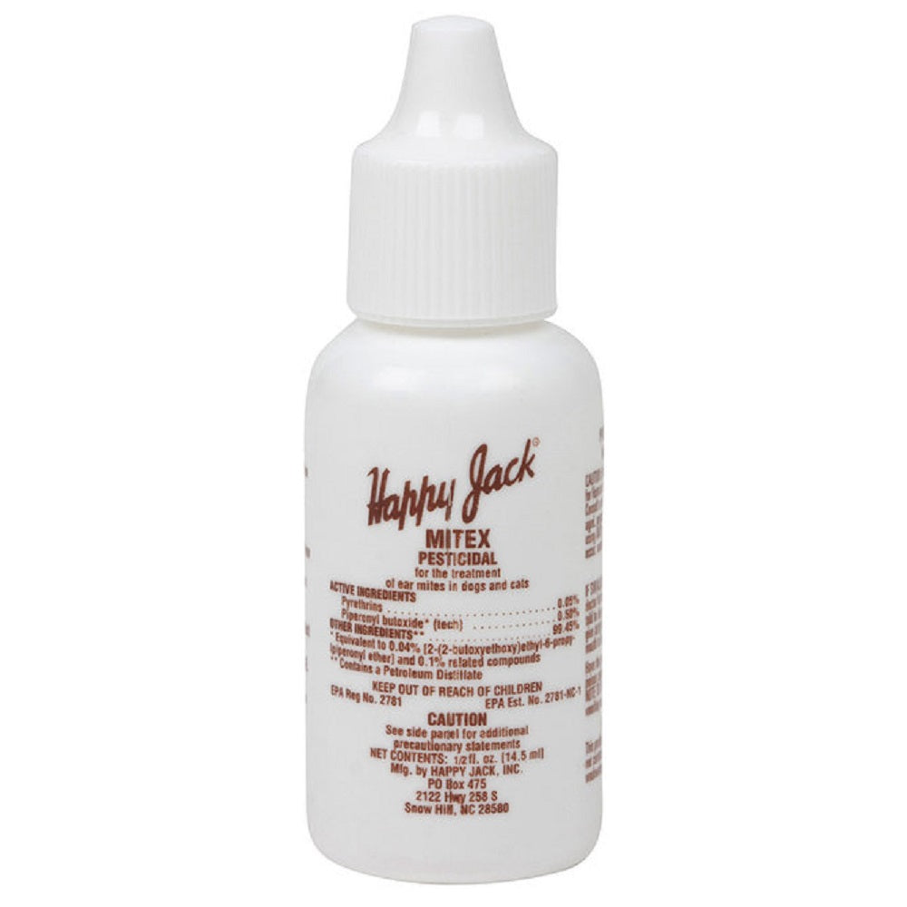 Mitex Dog and Cat Ear Mite Treatment 1/2 oz.