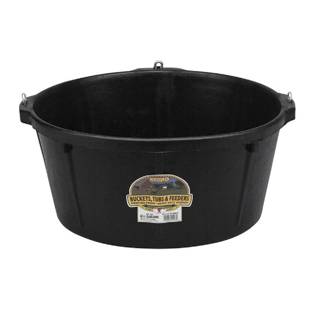 Little Giant Rubber 6.5 Gallon Feed Pan w/ Hooks