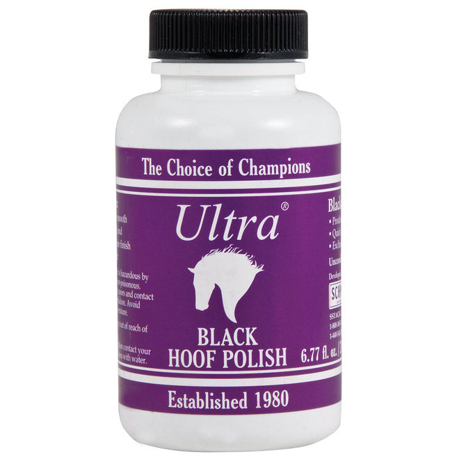 Ultra Hoof Polish 6.77 oz. Clear or Black