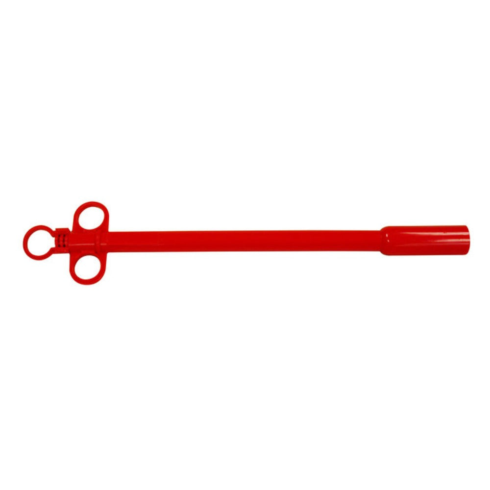 Red plastic LARGE BALLING GUN for 15 gram boluses For cow horse pill vet use