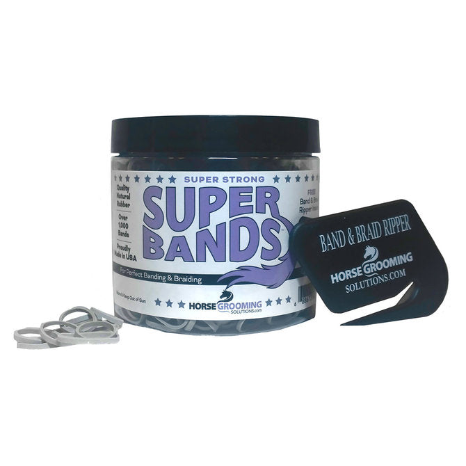 Super Bands Horse Braiding Rubber Bands